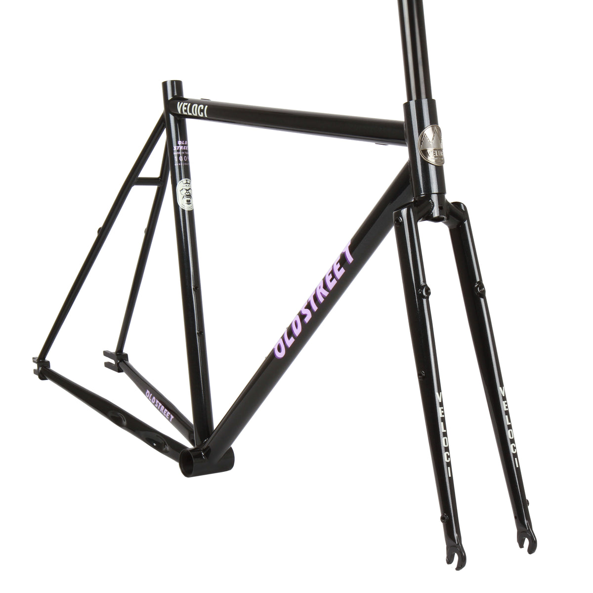 Veloci Old Street V1.1 fixed gear tracklocross frameset - Glitter