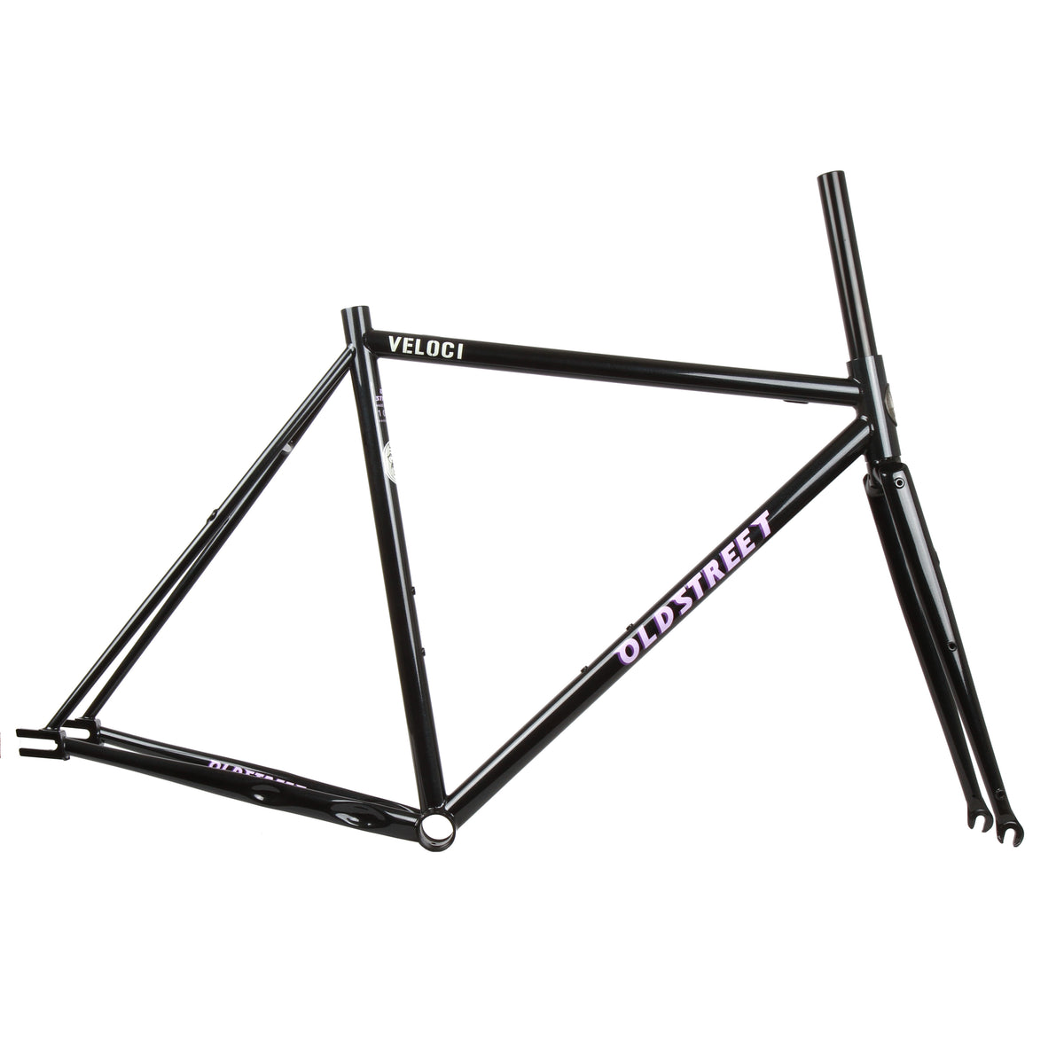 Veloci Old Street V1.1 fixed gear tracklocross frameset - Glitter