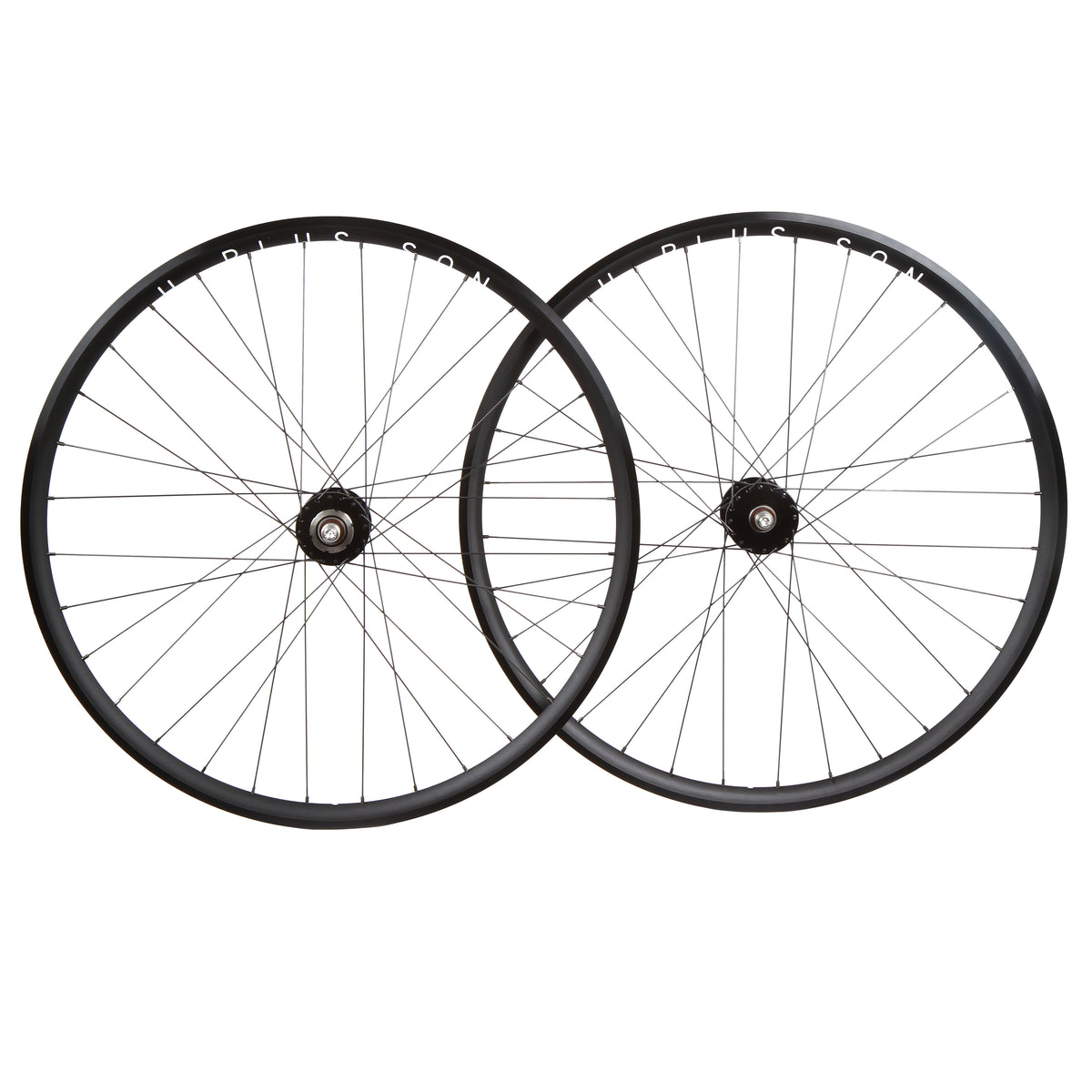 philwood × H PLUS SON* archetype rim H+Son Archetype/Phil Wood wheelset - black | Retrogression