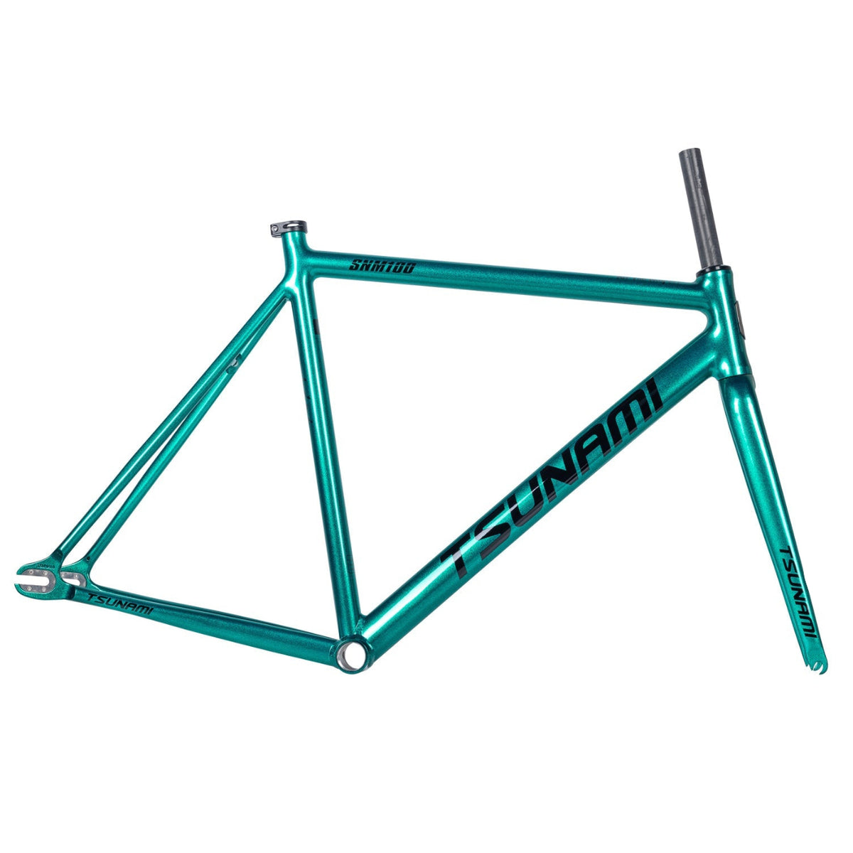 Tsunami SNM100 Elite fixed gear track frameset - Spark Teal