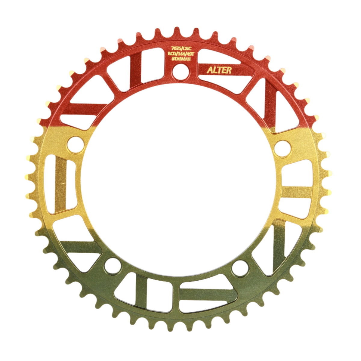 ALTER 7075 CNC チェーンリング 49T ALTER 7075 CNC チェーンリング 49T ALTER 7075 CNC チェーン