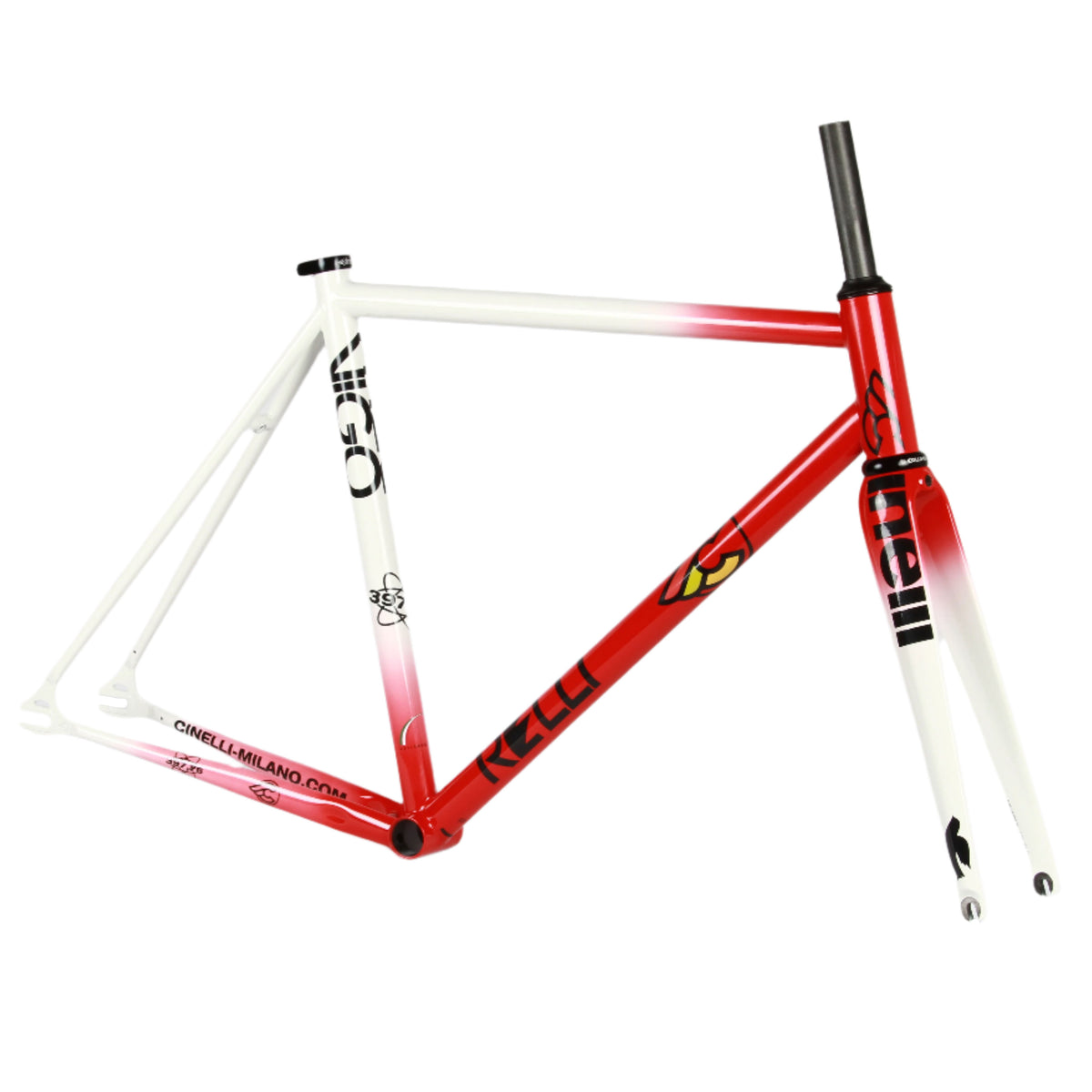 Cinelli Vigorelli ST frameset - 80s Team Red/White | Retrogression