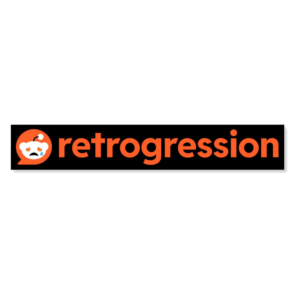 Reddit sticker Retrogression