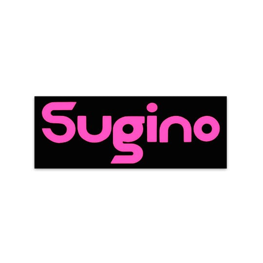 Sugino pink logo sticker - Retrogression Fixed Gear