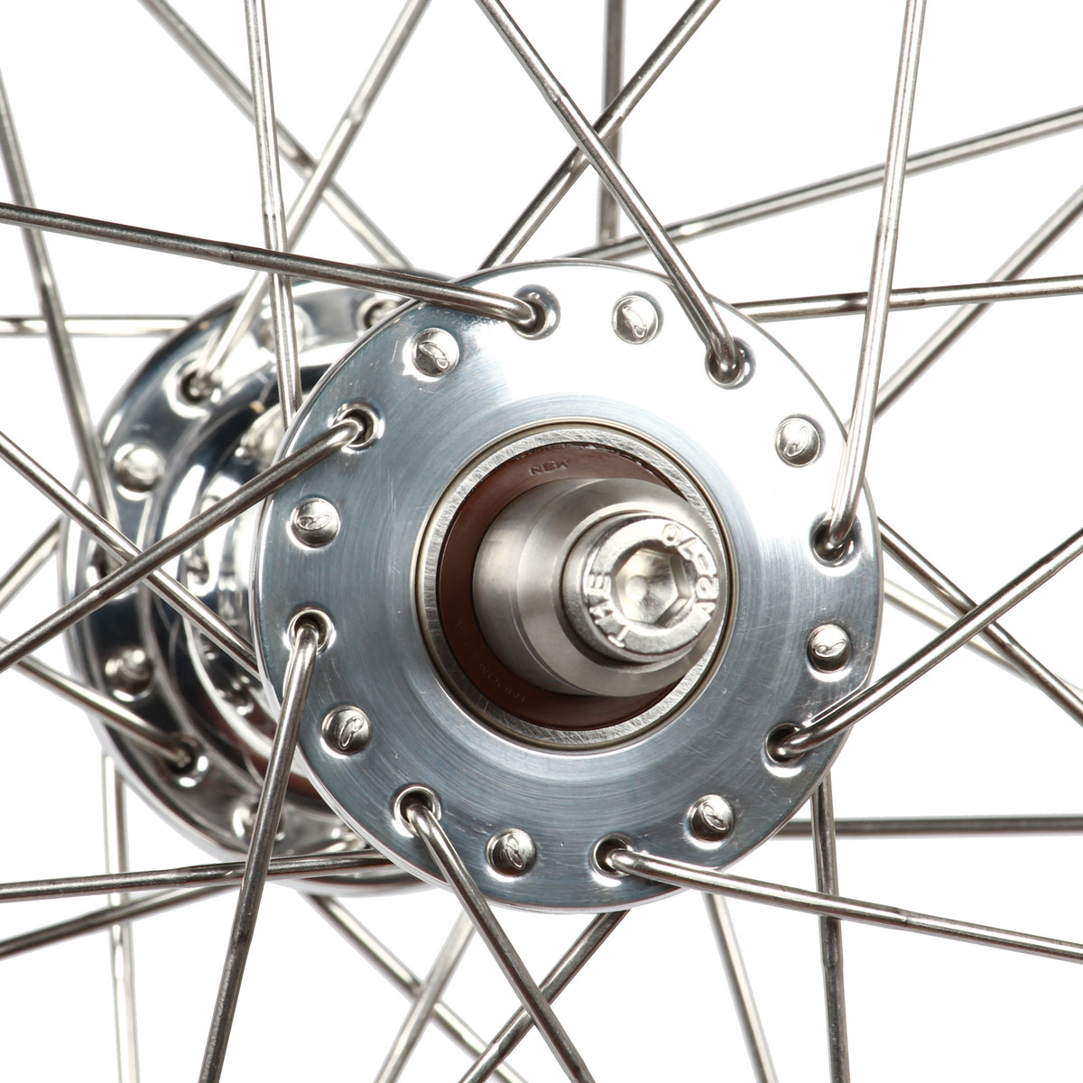 H+Son TB14/Phil Wood low flange fixed gear track wheelset - hard