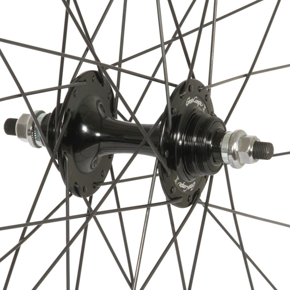 H+Son Archetype/Gran Compe II wheelset - black - Retrogression Fixed Gear