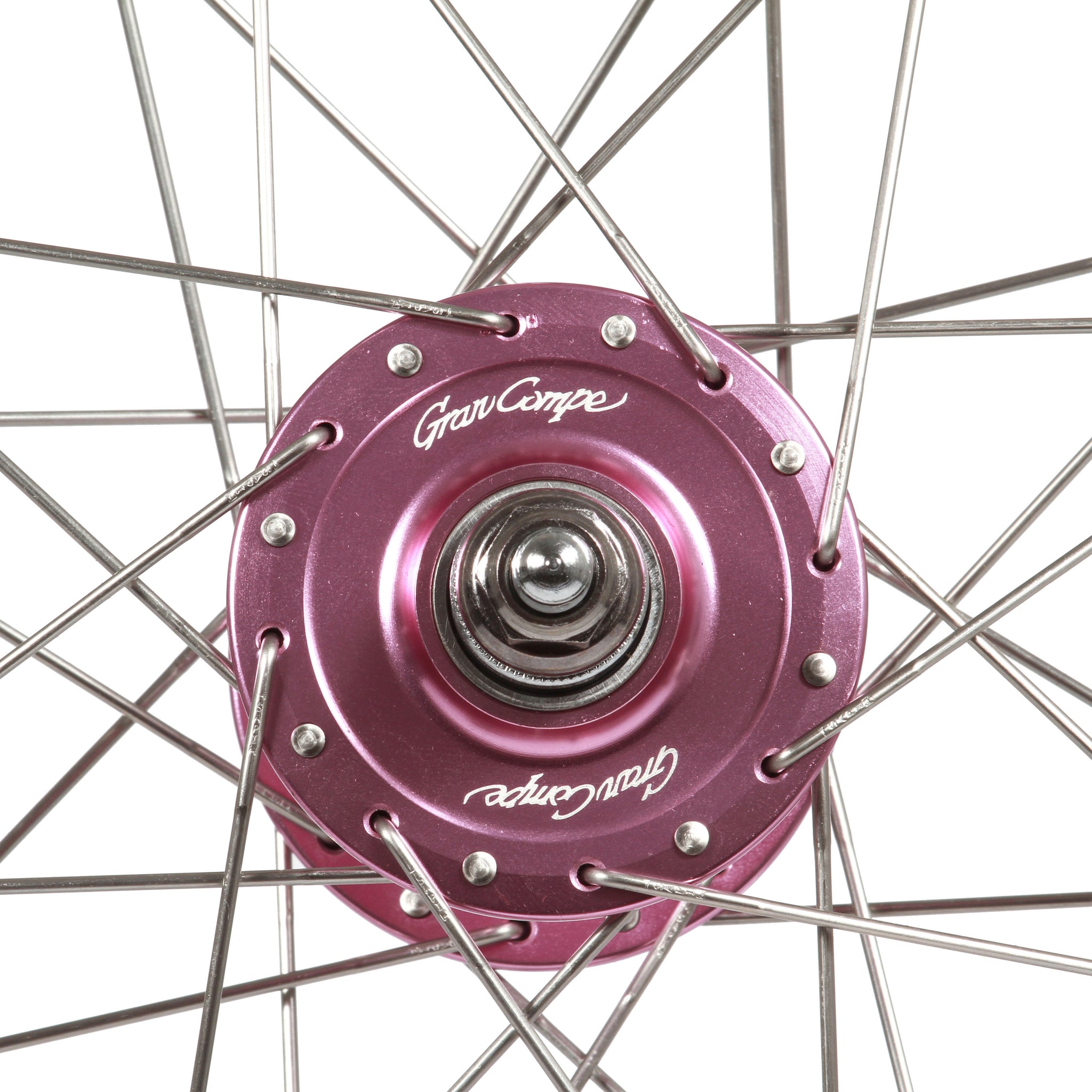 Velocity Deep V/NOS Gran Compe wheelset - white & pink - Retrogression Fixed Gear
