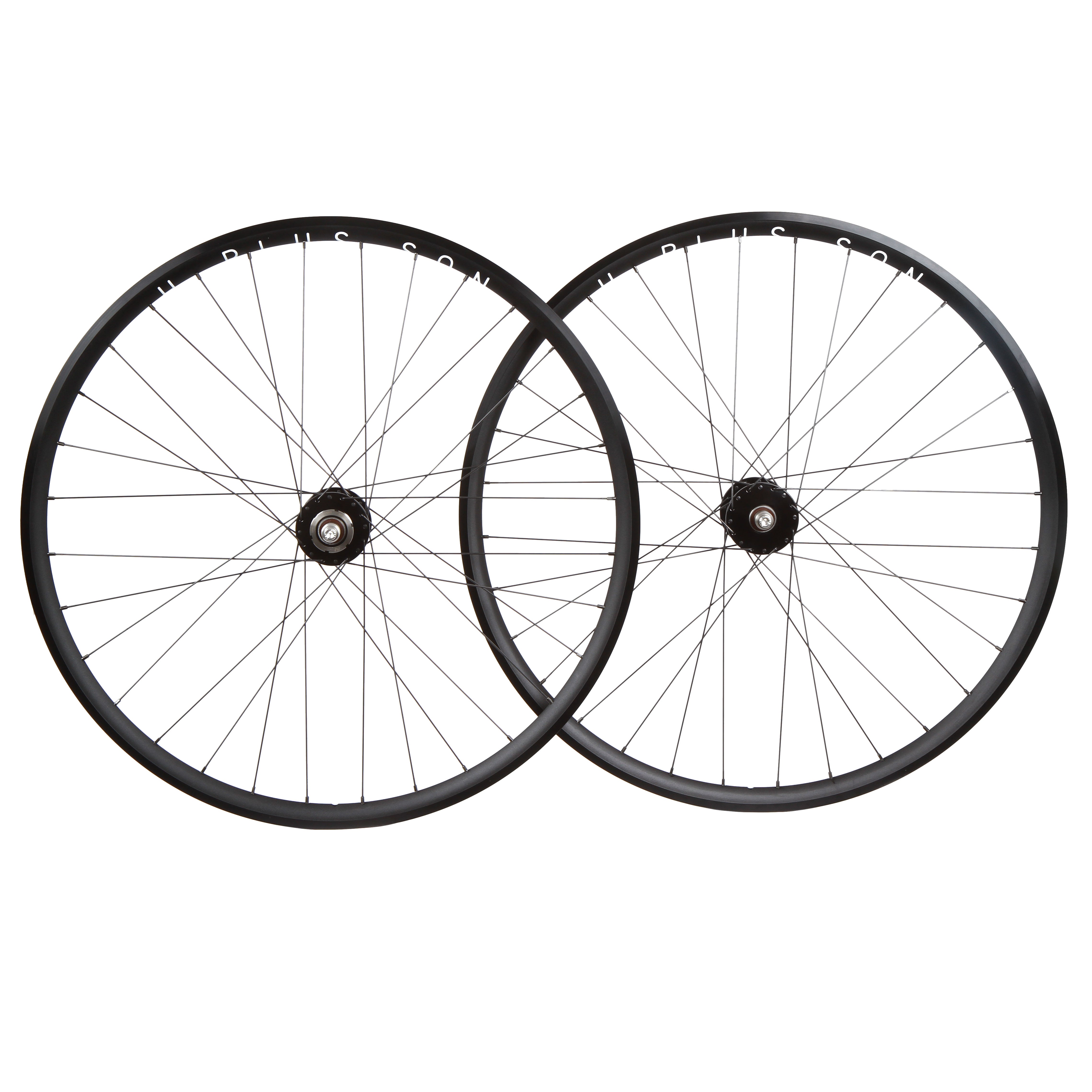 philwood × H PLUS SON* archetype rim H+Son Archetype/Phil Wood wheelset - black | Retrogression