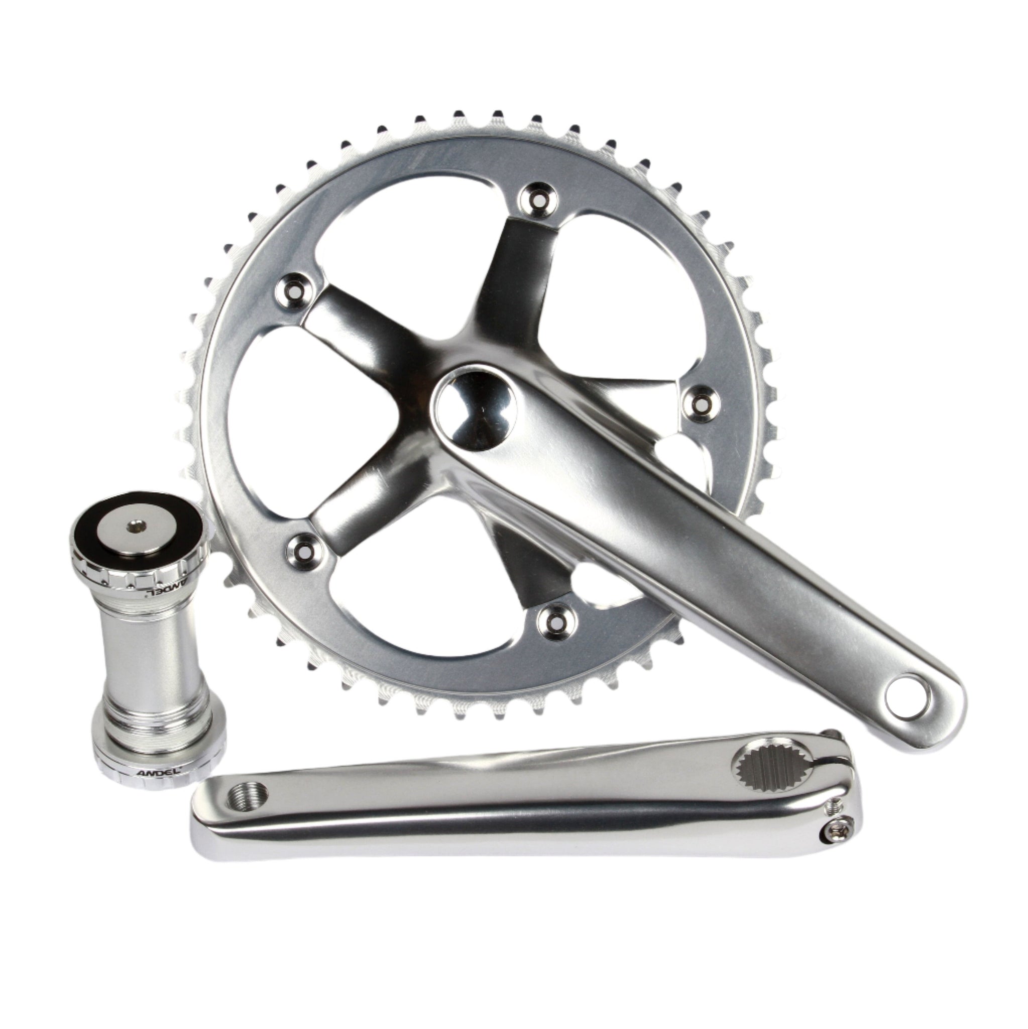 Andel Deluxe Track fixed gear crankset w/ bottom bracket