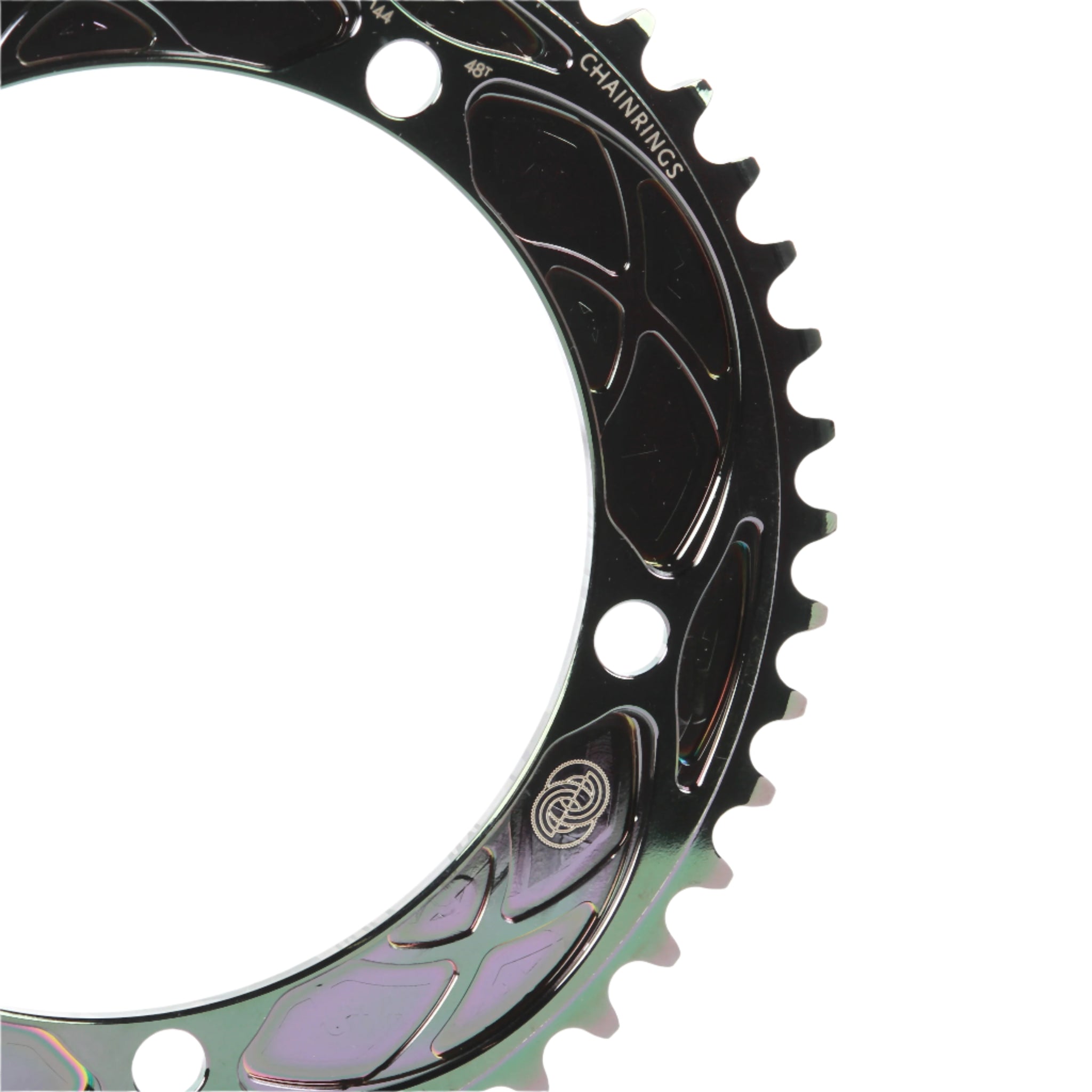 Chainring Printed Bespoke Clouds fixed gear track chainring