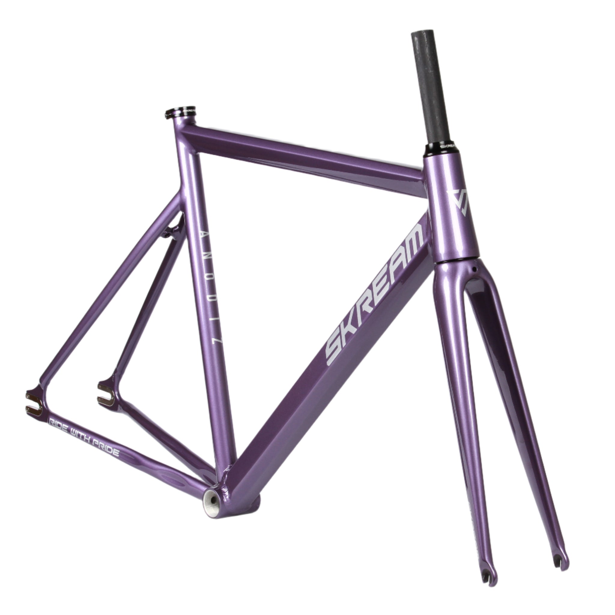 Skream Anodiz frameset - Lavender - Retrogression Fixed Gear