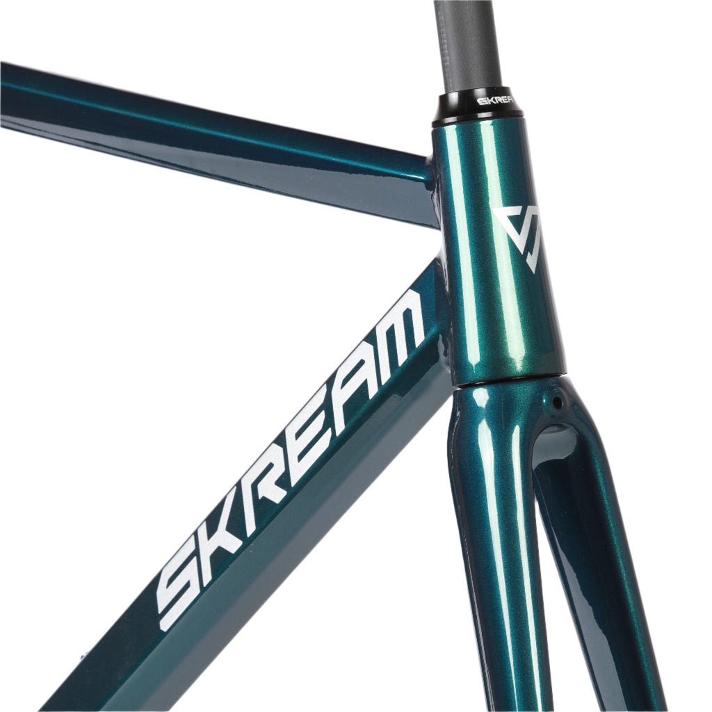 Skream Anodiz frameset - Racing Green - Retrogression Fixed Gear