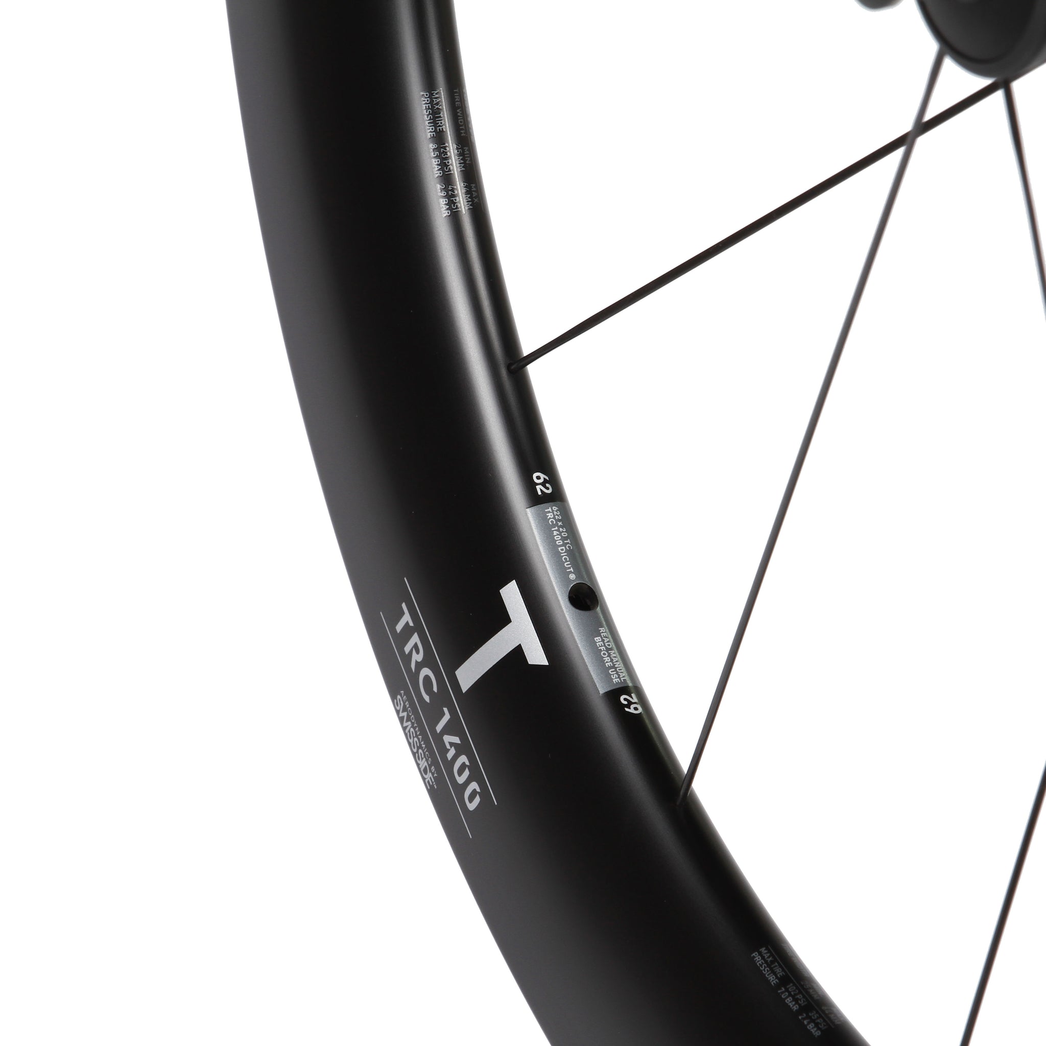 DT Swiss TRC 1400 Dicut Track wheelset