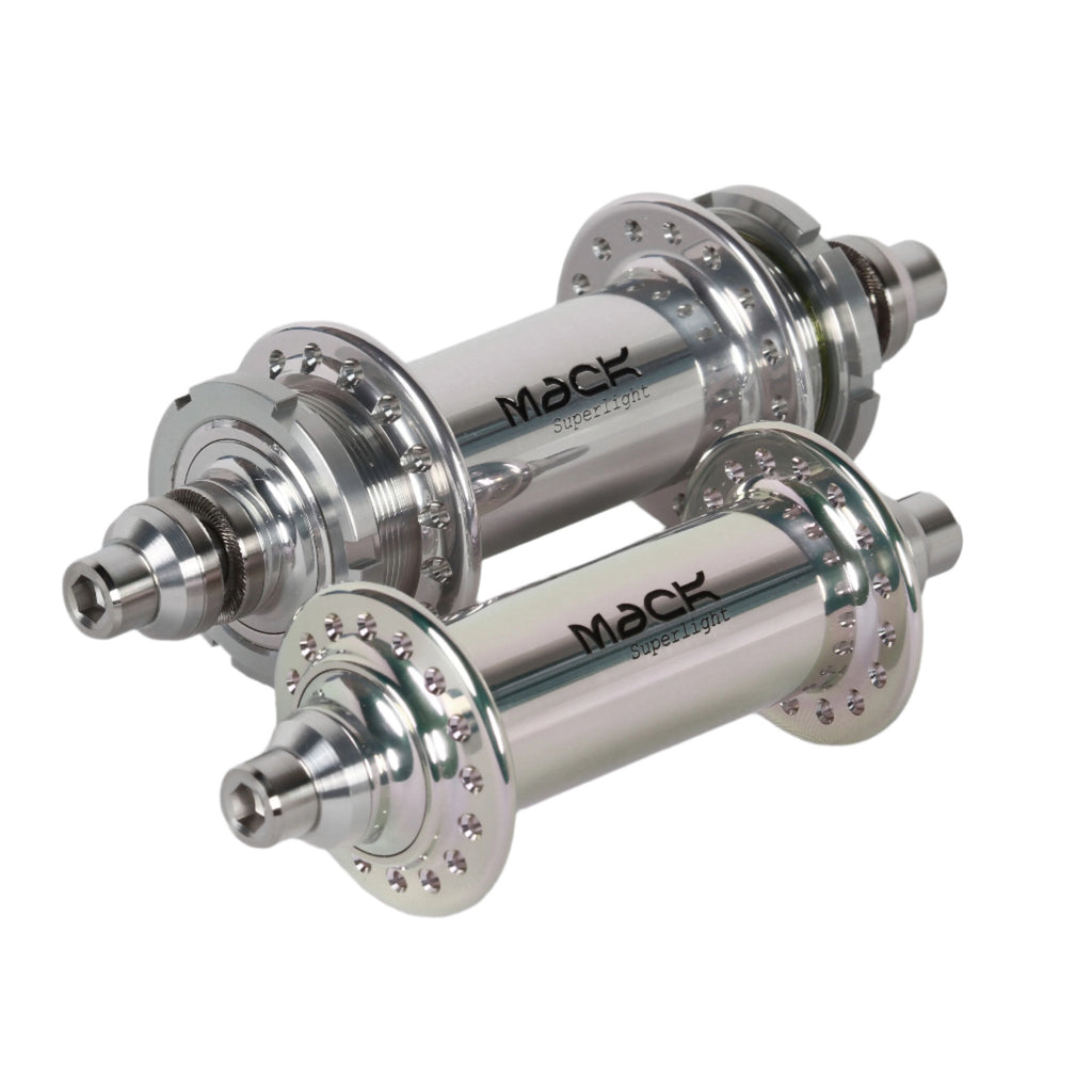 low fixed gear Mack Superlight WCS low flange fixed gear track hub set