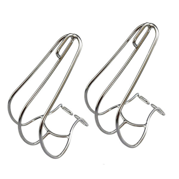 MKS stainless steel toe clips - Retrogression Fixed Gear
