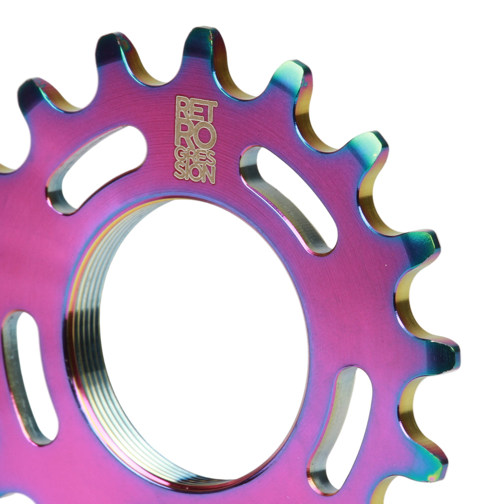 Retrogression Oil Slick PVD track cog - Retrogression Fixed Gear