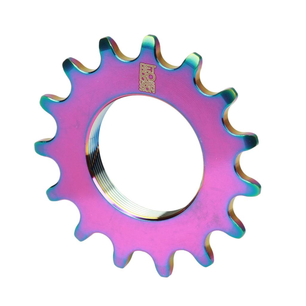 Retrogression Oil Slick PVD track cog - Retrogression Fixed Gear