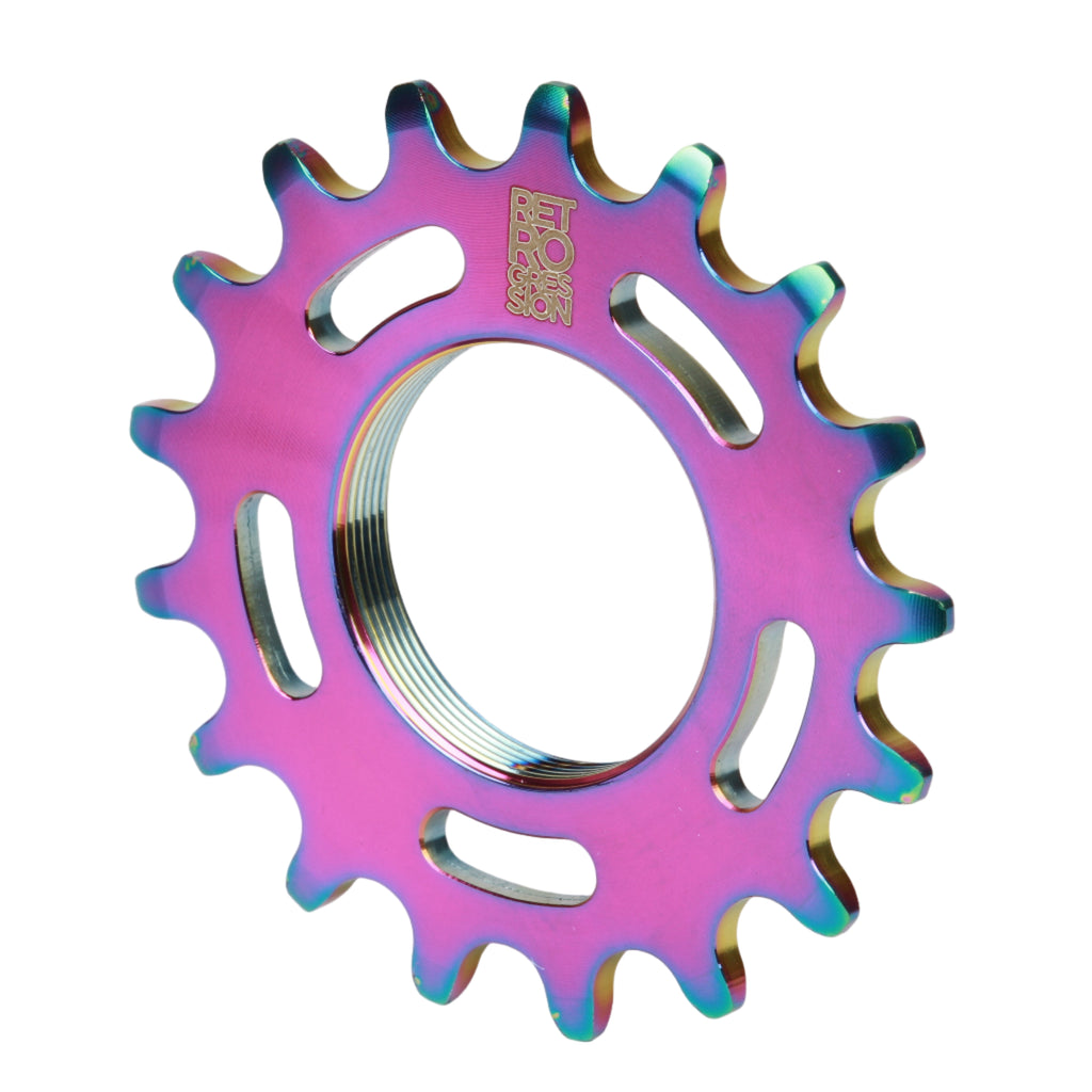 Retrogression Oil Slick PVD track cog - Retrogression Fixed Gear