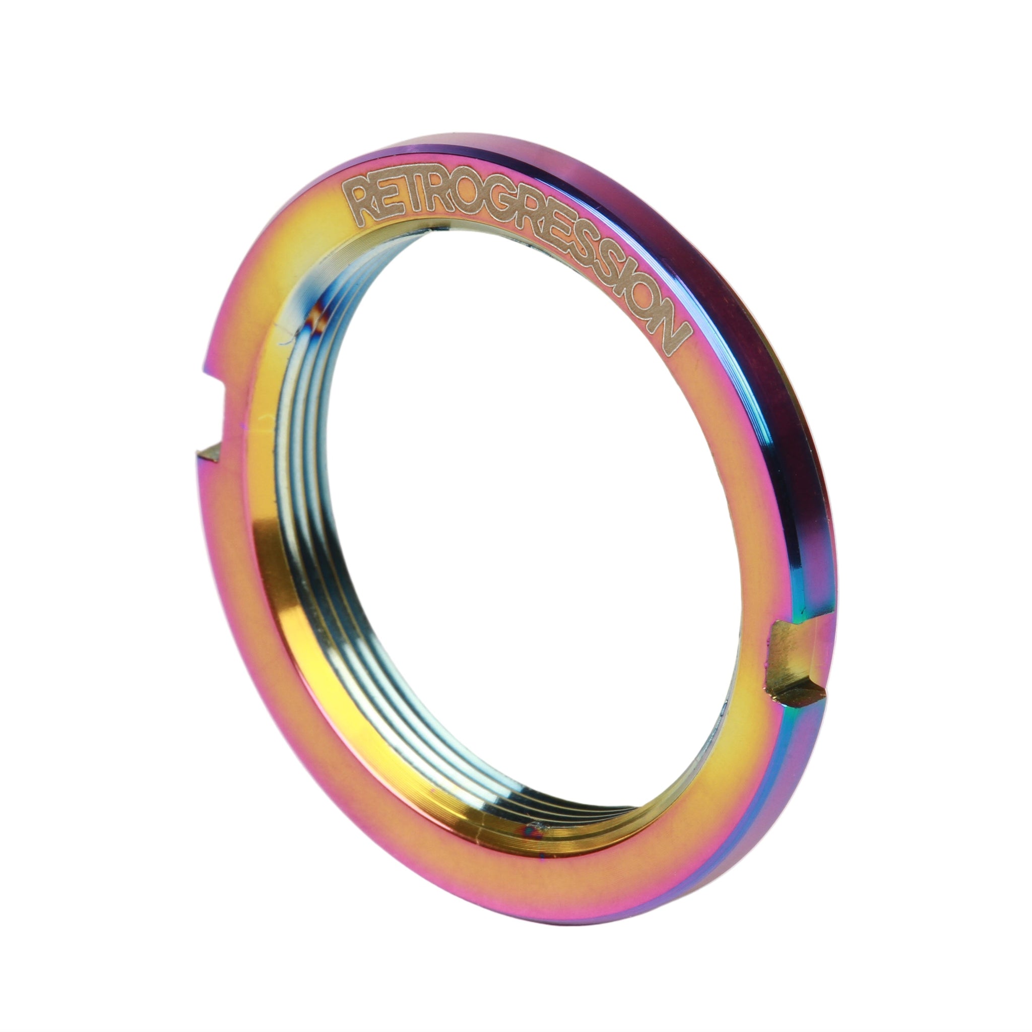 Retrogression Oil Slick PVD track lockring - Retrogression Fixed Gear