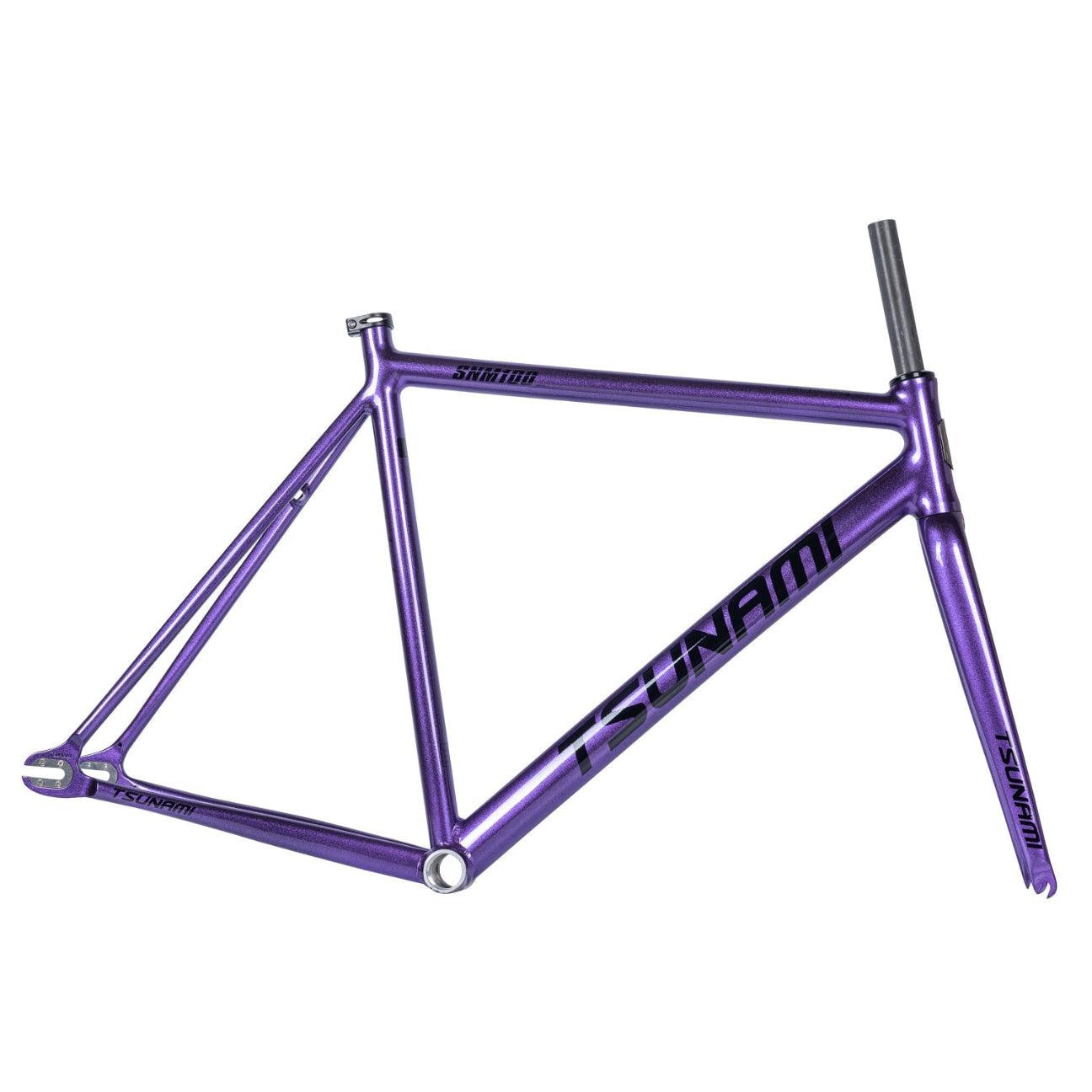 確認用　売却済み　TSUNAMI ピストフレーム 青紫 Tsunami SNM100 Elite fixed gear track frameset - Spark Purple