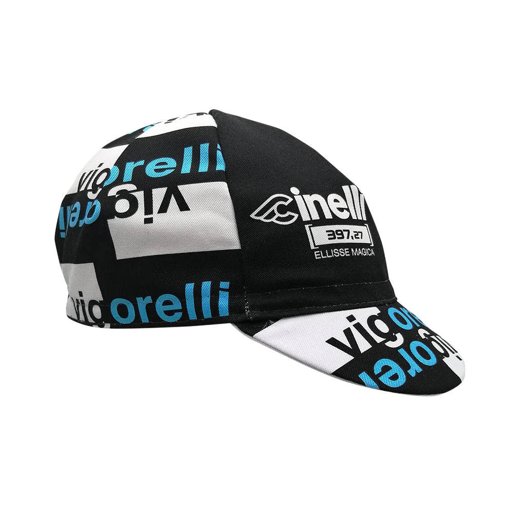 Cinelli Vigorelli Black cycling cap - Retrogression Fixed Gear