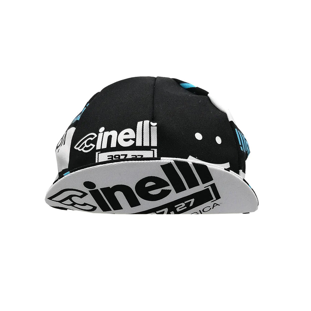 Cinelli Vigorelli Black cycling cap - Retrogression Fixed Gear
