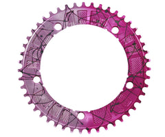 aarn x Retrogression 144# fixed gear track chainring - Pink Formingya