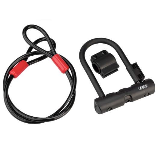 Abus Ultra 410 Mini U-lock w/ Cobra Cable - Retrogression Fixed Gear
