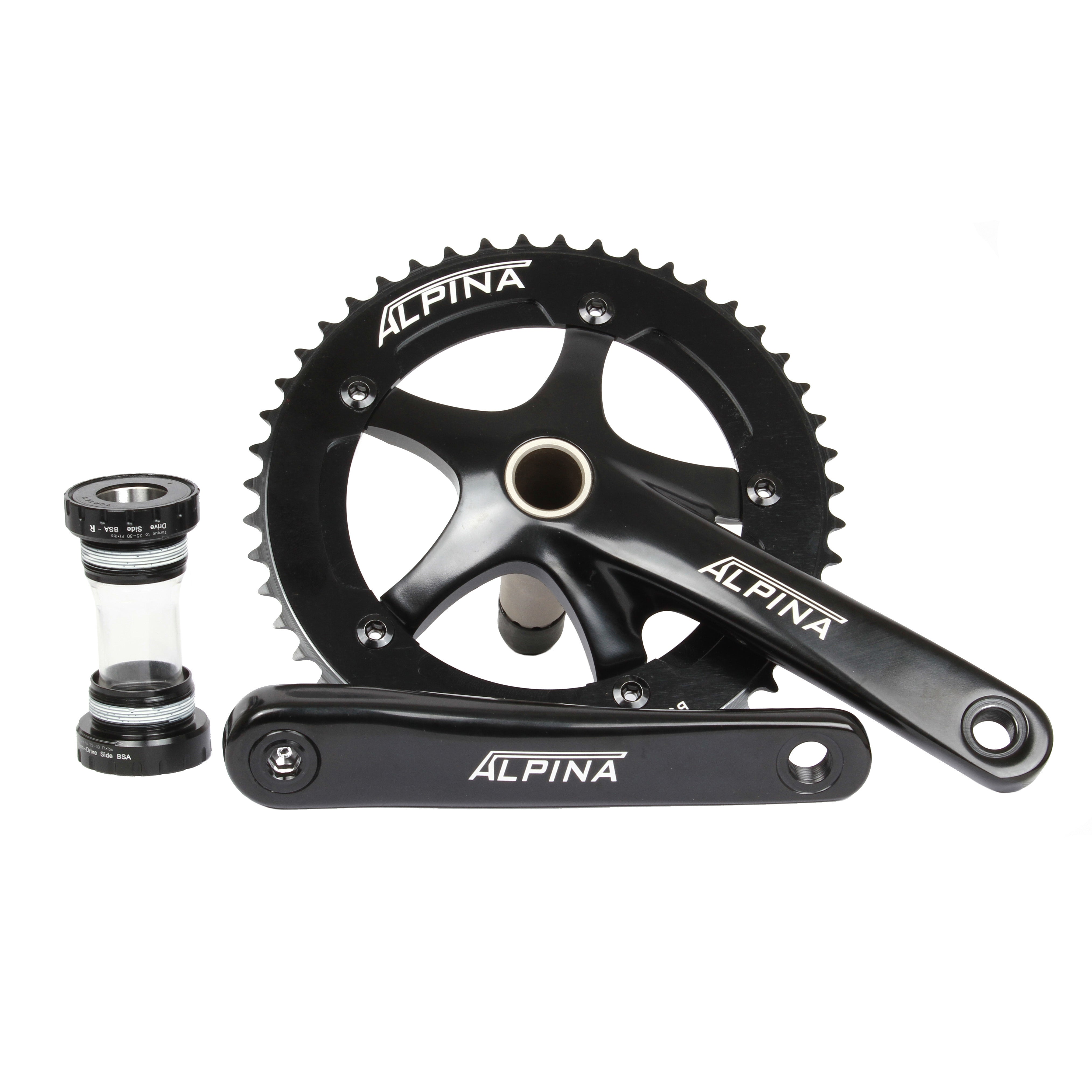 Alpina track crankset w/ bottom bracket - Main Image