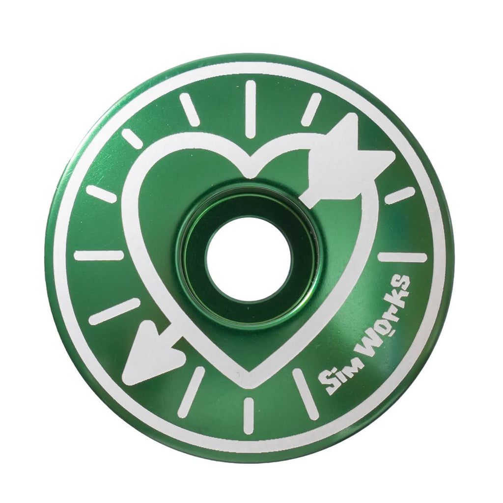 SimWorks Heart & Arrow Stem Cap - Retrogression Fixed Gear