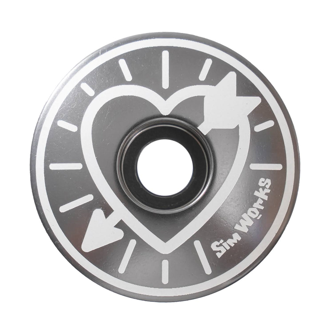 SimWorks Heart & Arrow Stem Cap - Retrogression Fixed Gear