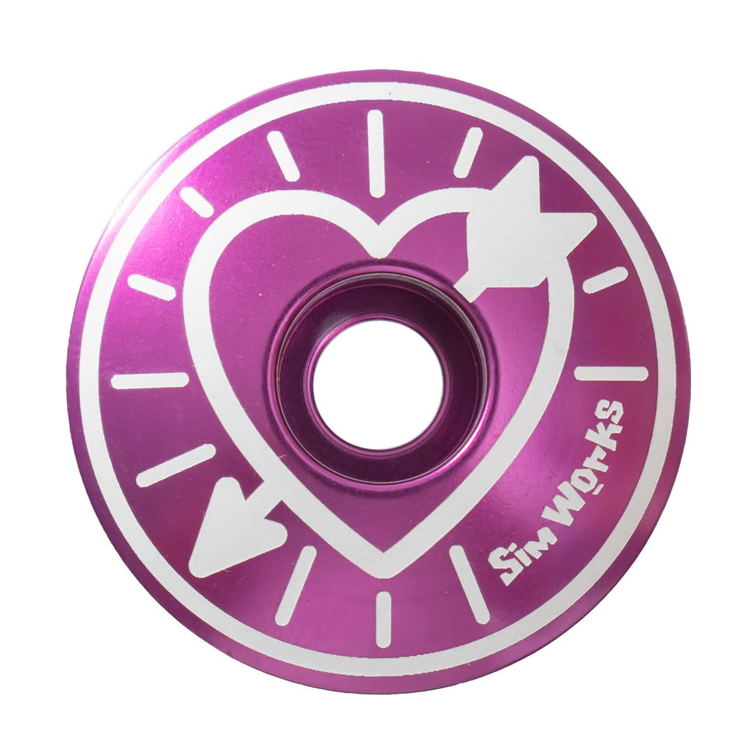 SimWorks Heart & Arrow Stem Cap - Retrogression Fixed Gear