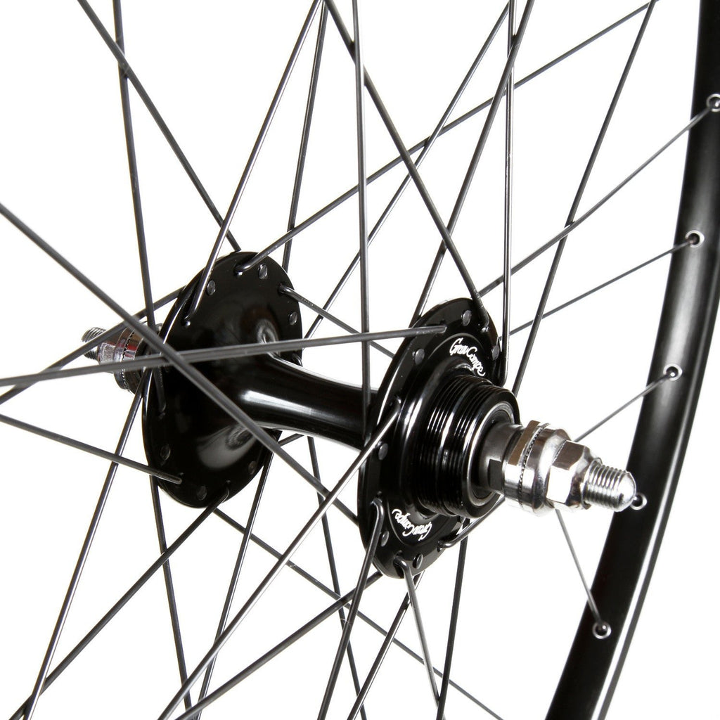 H+Son TB14/Gran Compe II wheelset - black - Retrogression Fixed Gear