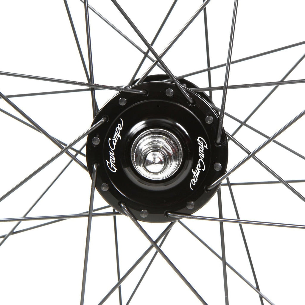 H+Son TB14/Gran Compe II wheelset - black - Retrogression Fixed Gear