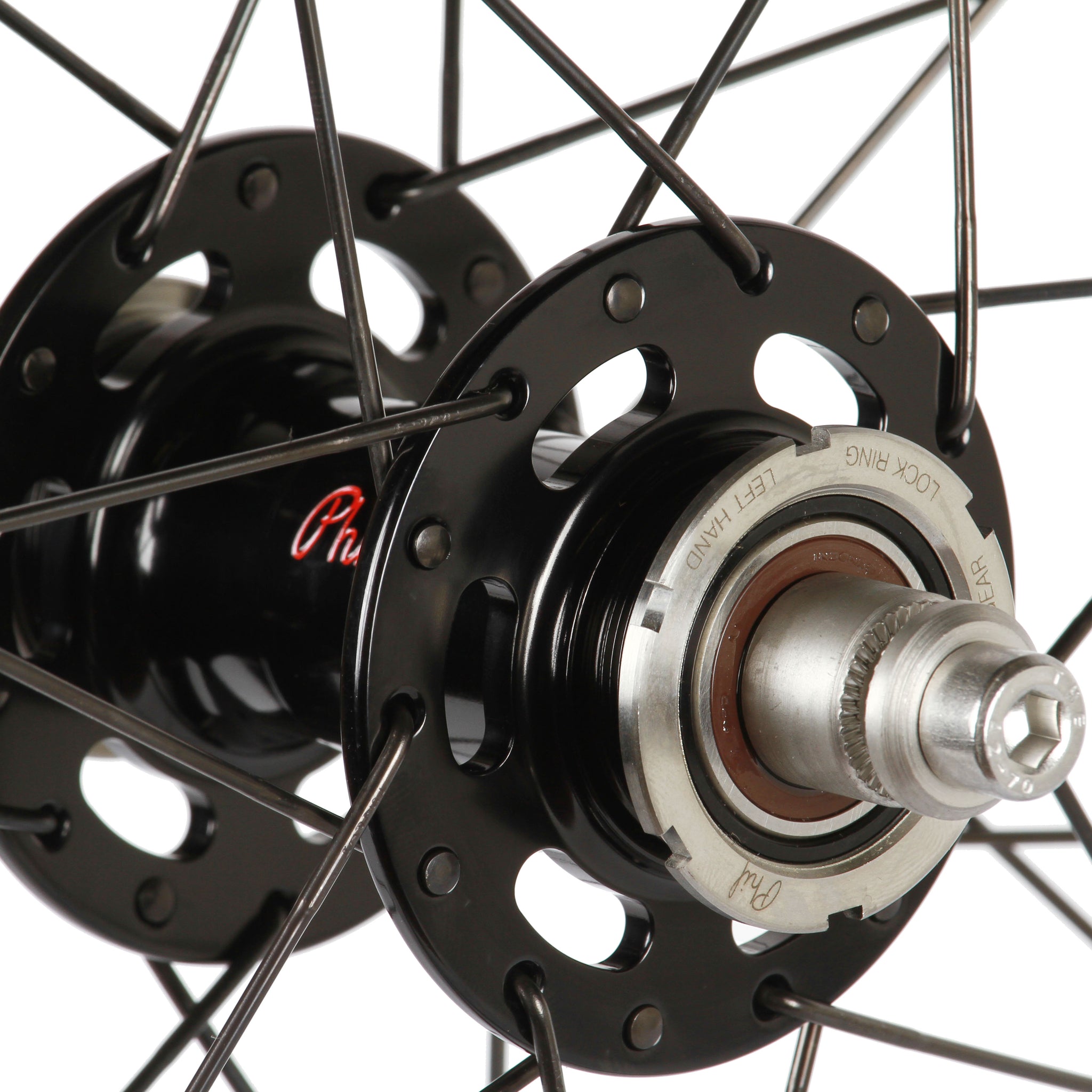 Belgium R Rim HED Belgium R/Phil Wood SLR fixed gear track wheelset