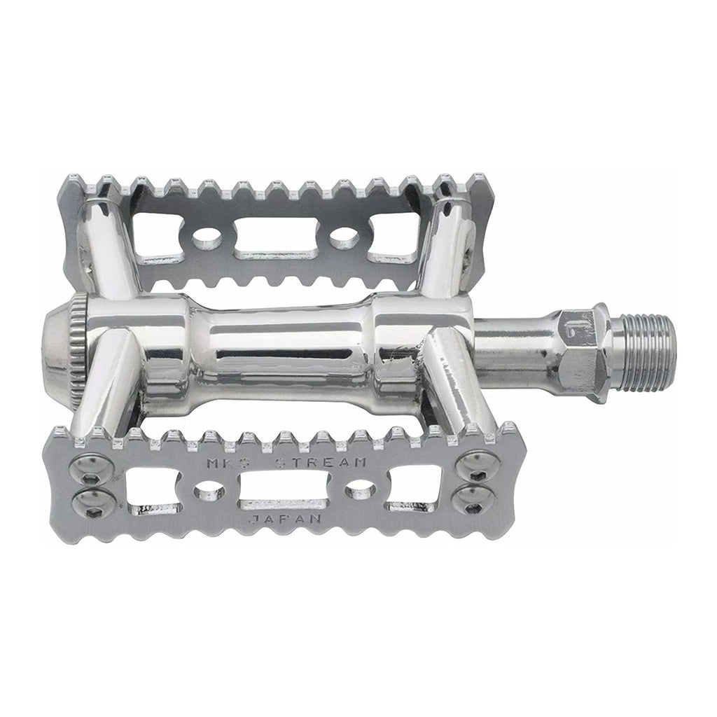 Pedali Strada MKS Pedali MKS Sylvanan Road Next - Giapponesi Per Bici Vintage Con Gabbie Pedali L'Eroica Compatibili - Foto 7