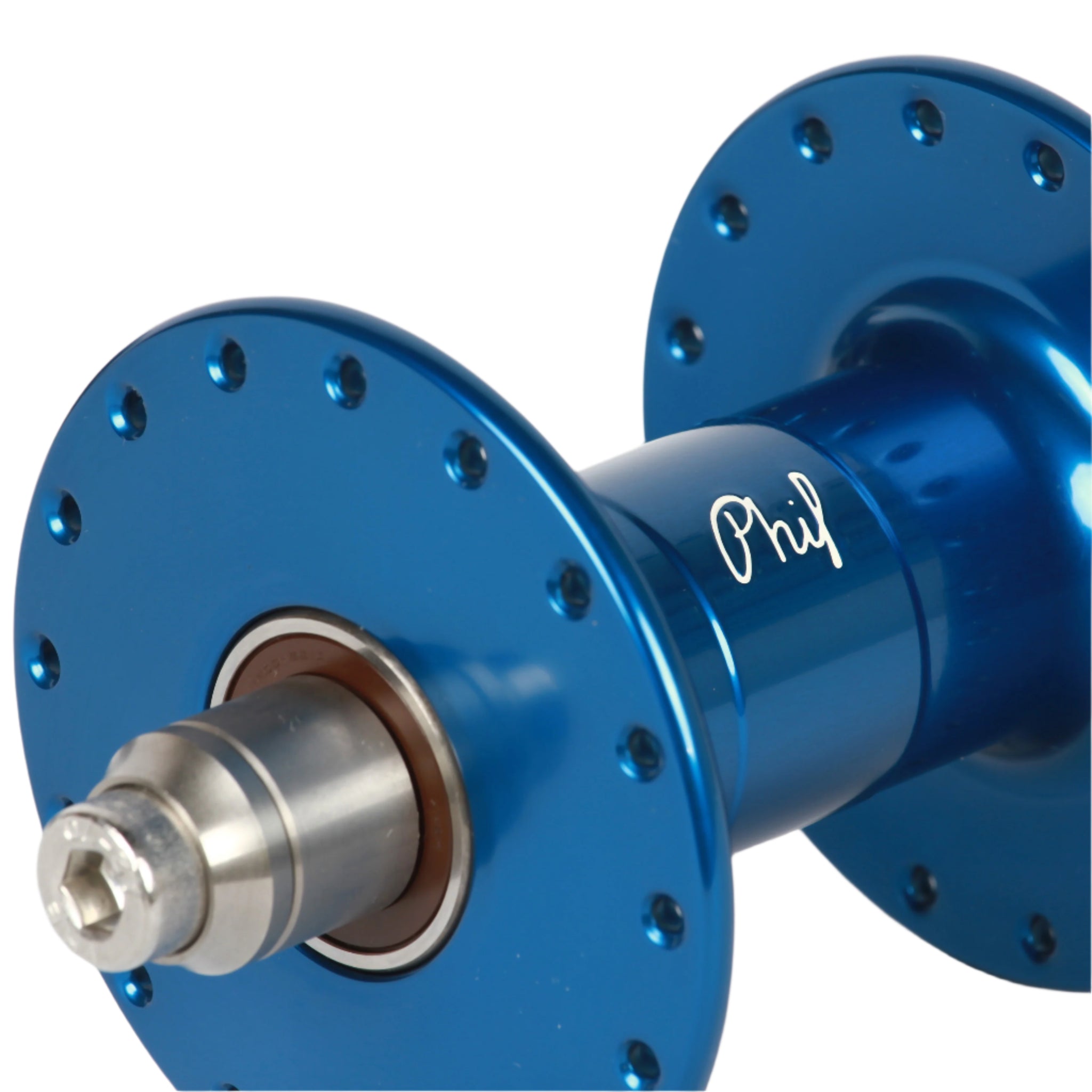 Phil Wood high flange track hub set - anodized colors - Retrogression Fixed Gear