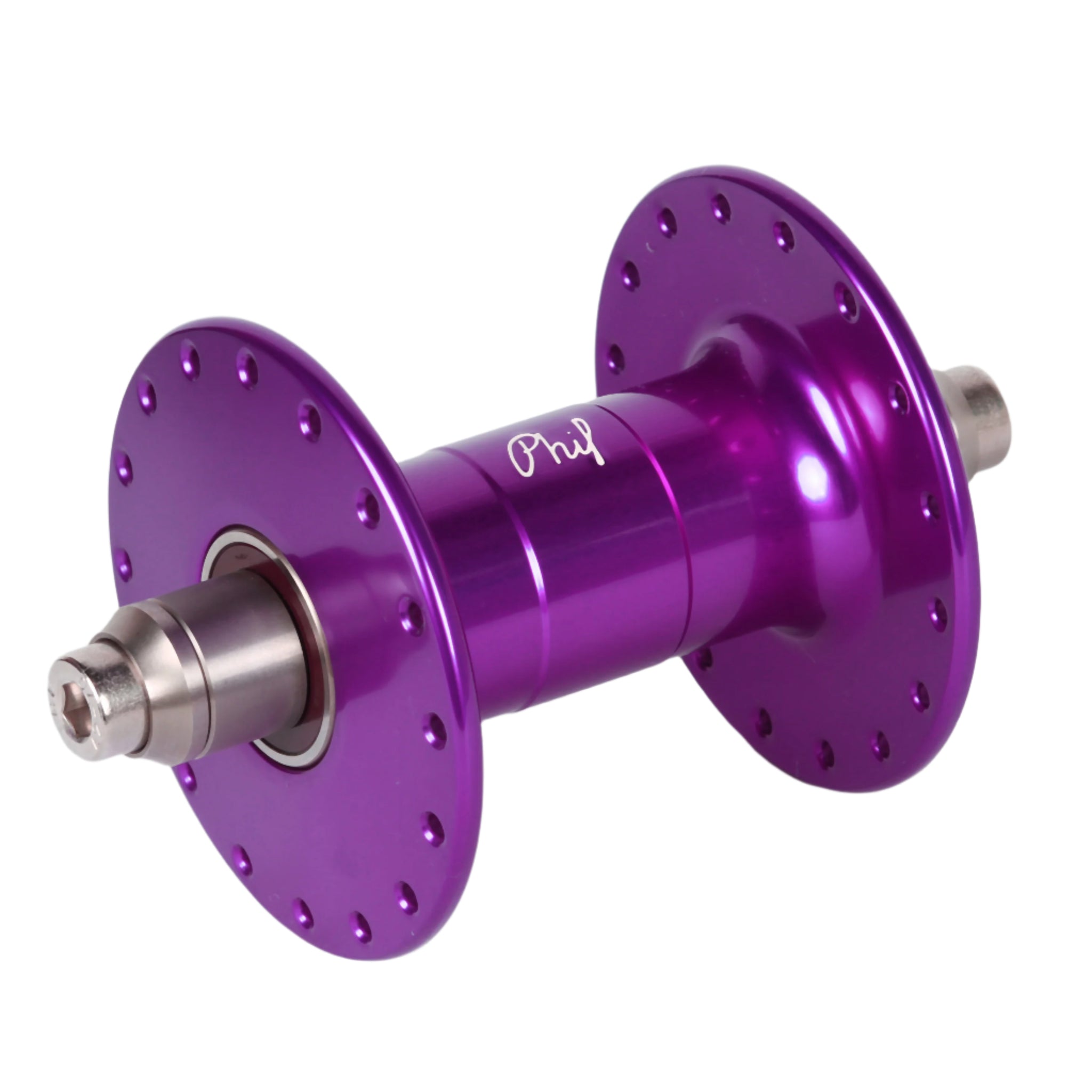 Phil Wood high flange track hub set - anodized colors - Retrogression Fixed Gear