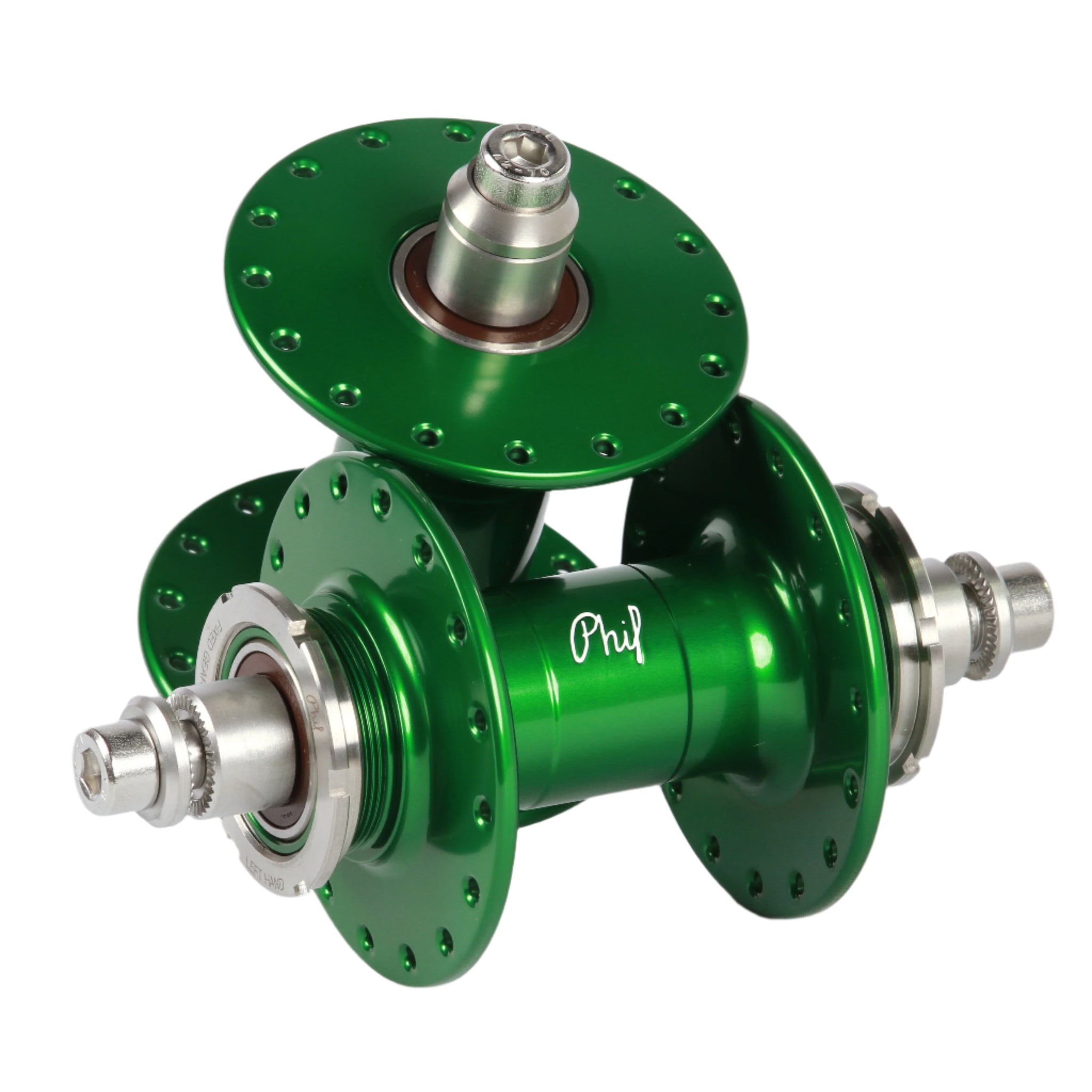 Phil Wood high flange track hub set - anodized colors - Retrogression Fixed Gear