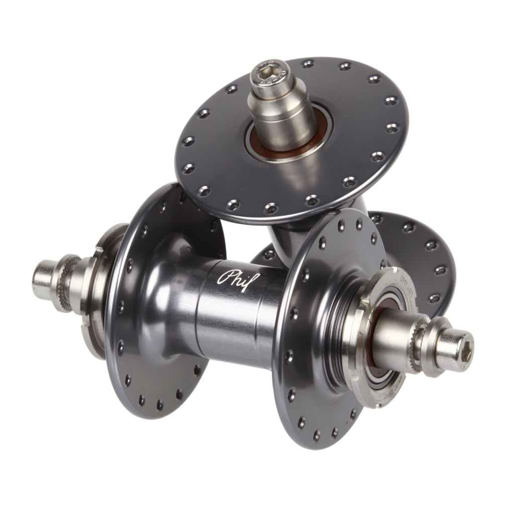 Phil Wood high flange track hub set - anodized colors - Retrogression Fixed Gear