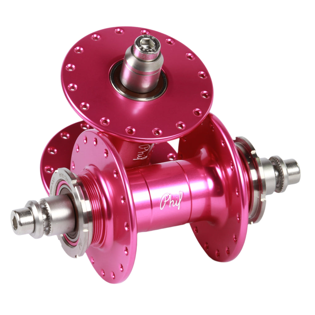 Phil Wood high flange track hub set - anodized colors - Retrogression Fixed Gear