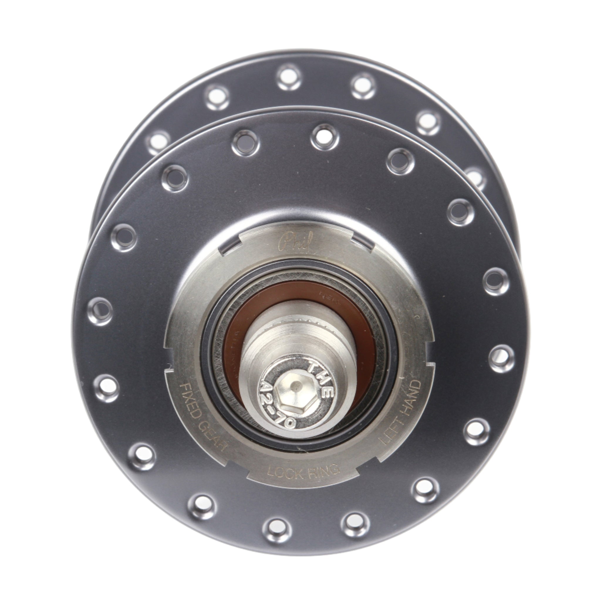 Phil Wood high flange track hub set - anodized colors - Retrogression Fixed Gear