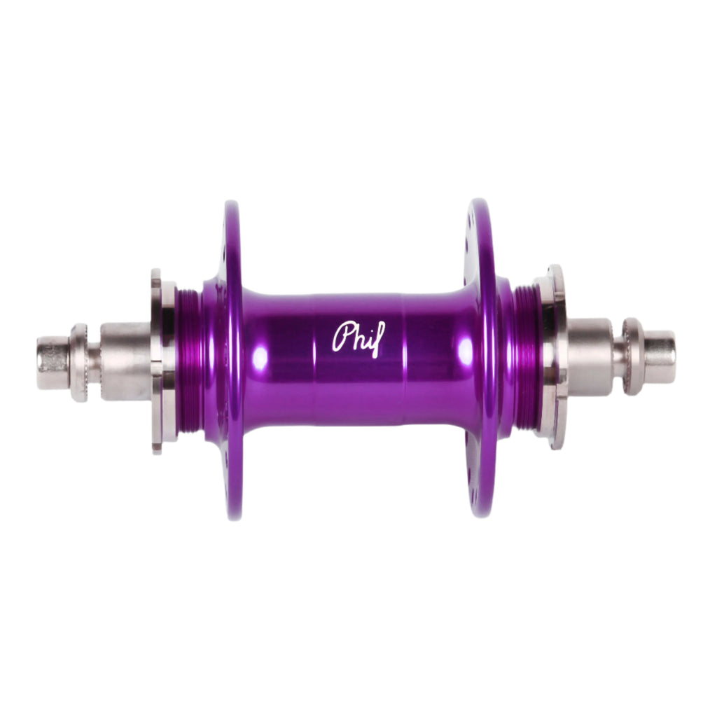 Phil Wood high flange track hub set - anodized colors - Retrogression Fixed Gear