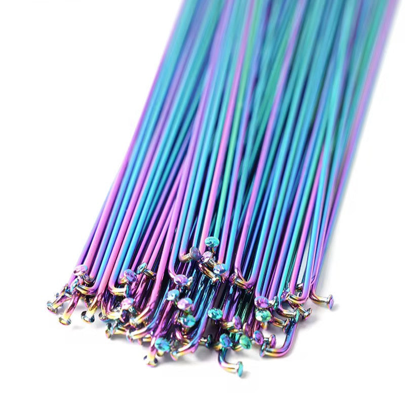 Pillar PDB1415 Rainbow double butted spokes - Retrogression Fixed Gear