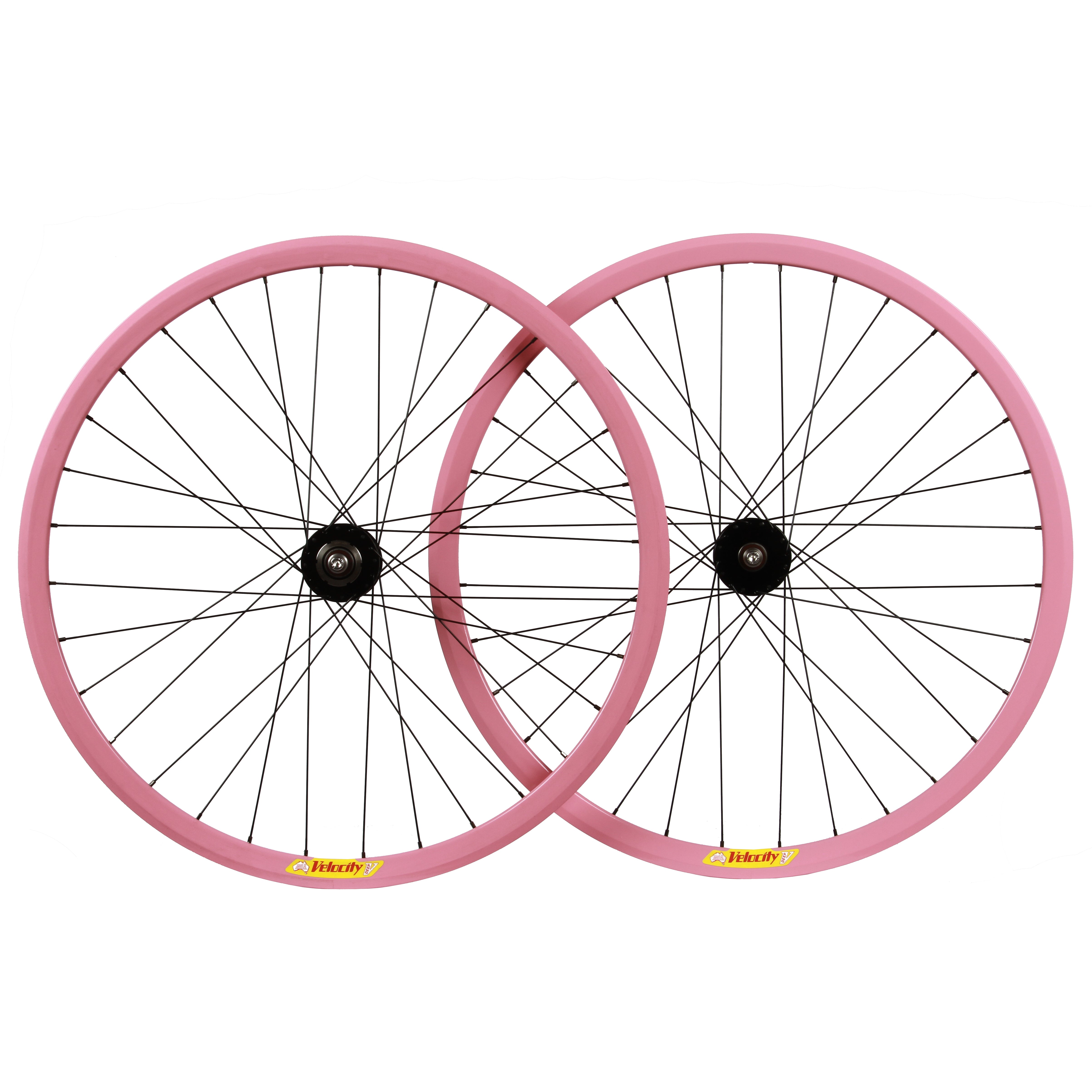Fixie 700c Deep V Wheelset Velocity Deep V CNC Fixie Bike Wheelset