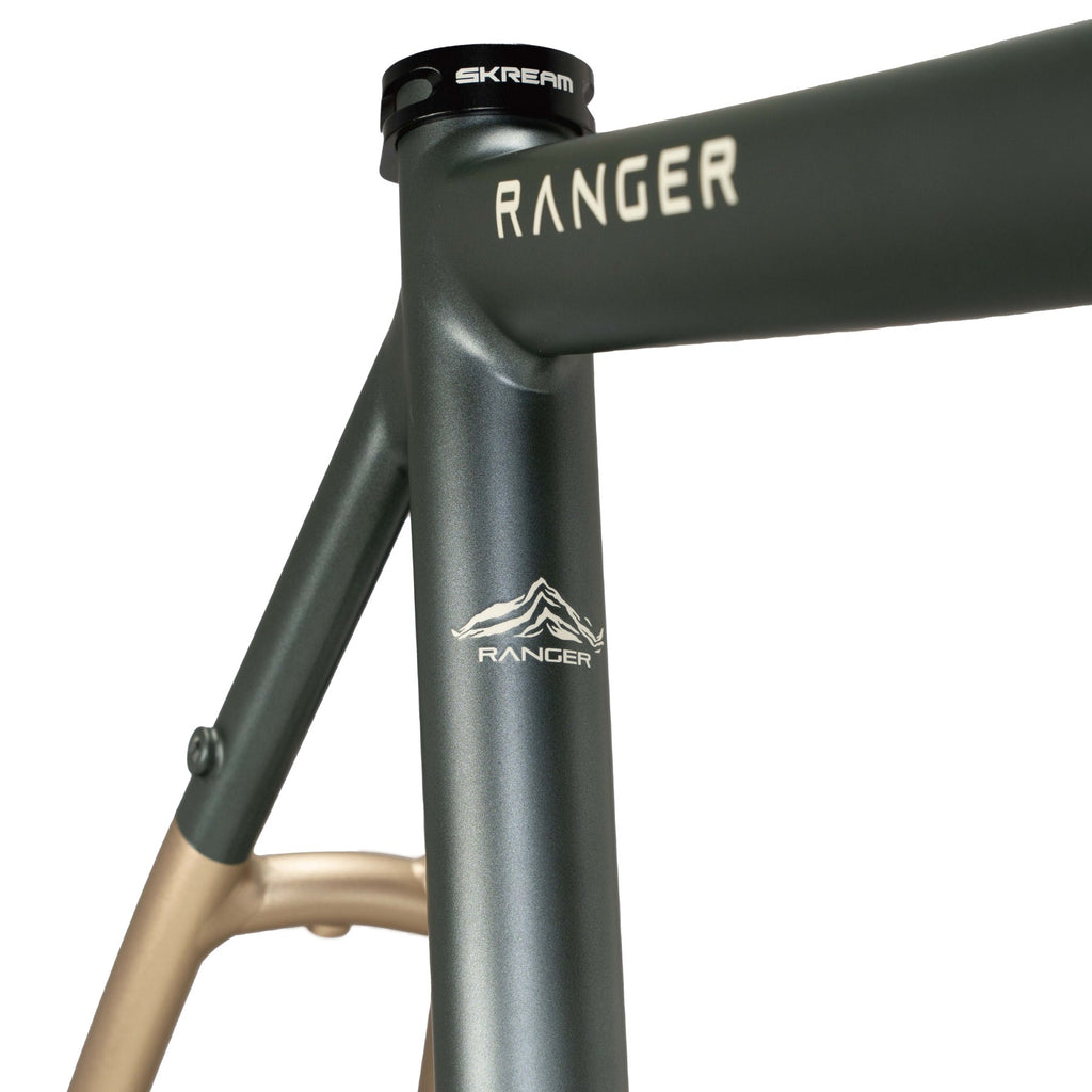 Skream Ranger Disc Skream Ranger fixed gear tracklocross frameset - green/bamboo