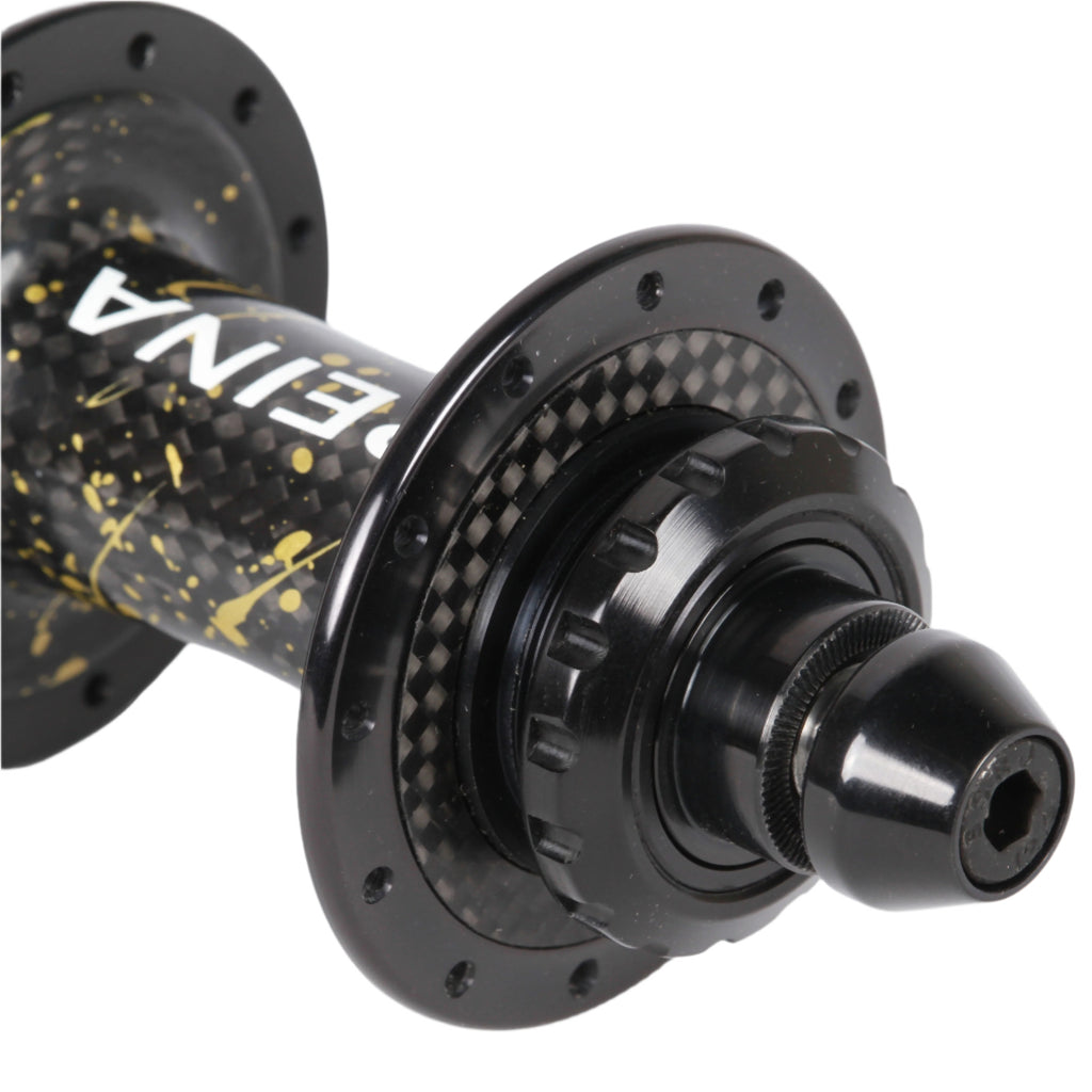Reina high flange carbon hub set - Retrogression Fixed Gear