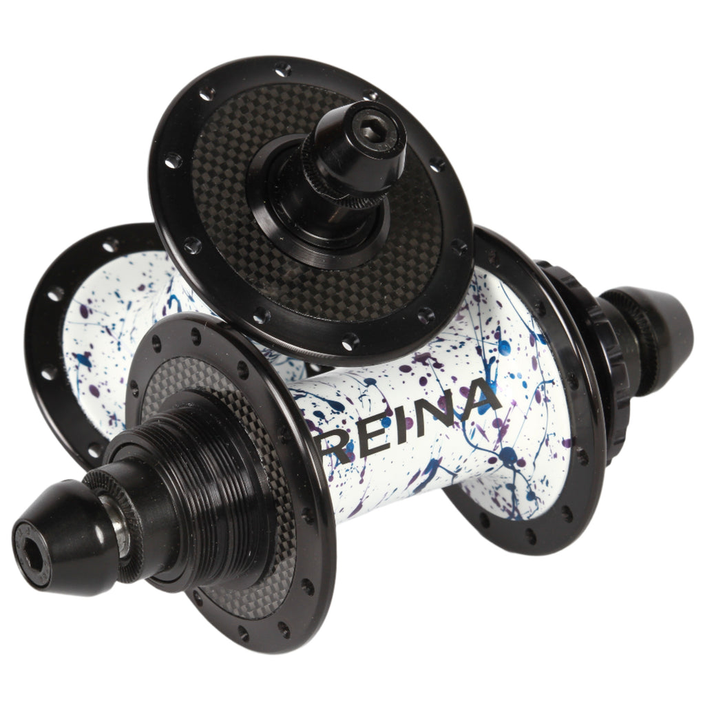 Reina high flange carbon hub set - Retrogression Fixed Gear