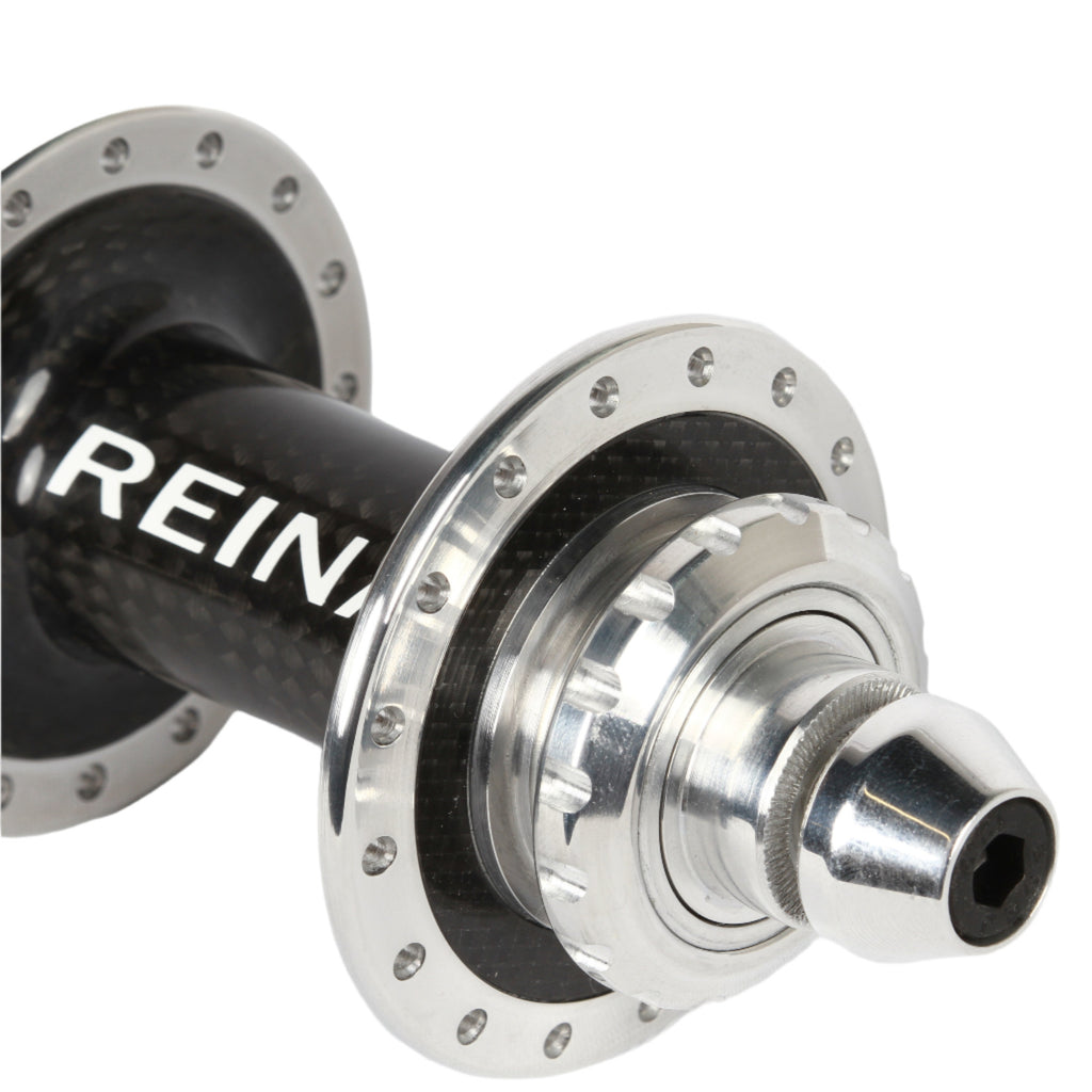 Reina high flange carbon hub set - Retrogression Fixed Gear