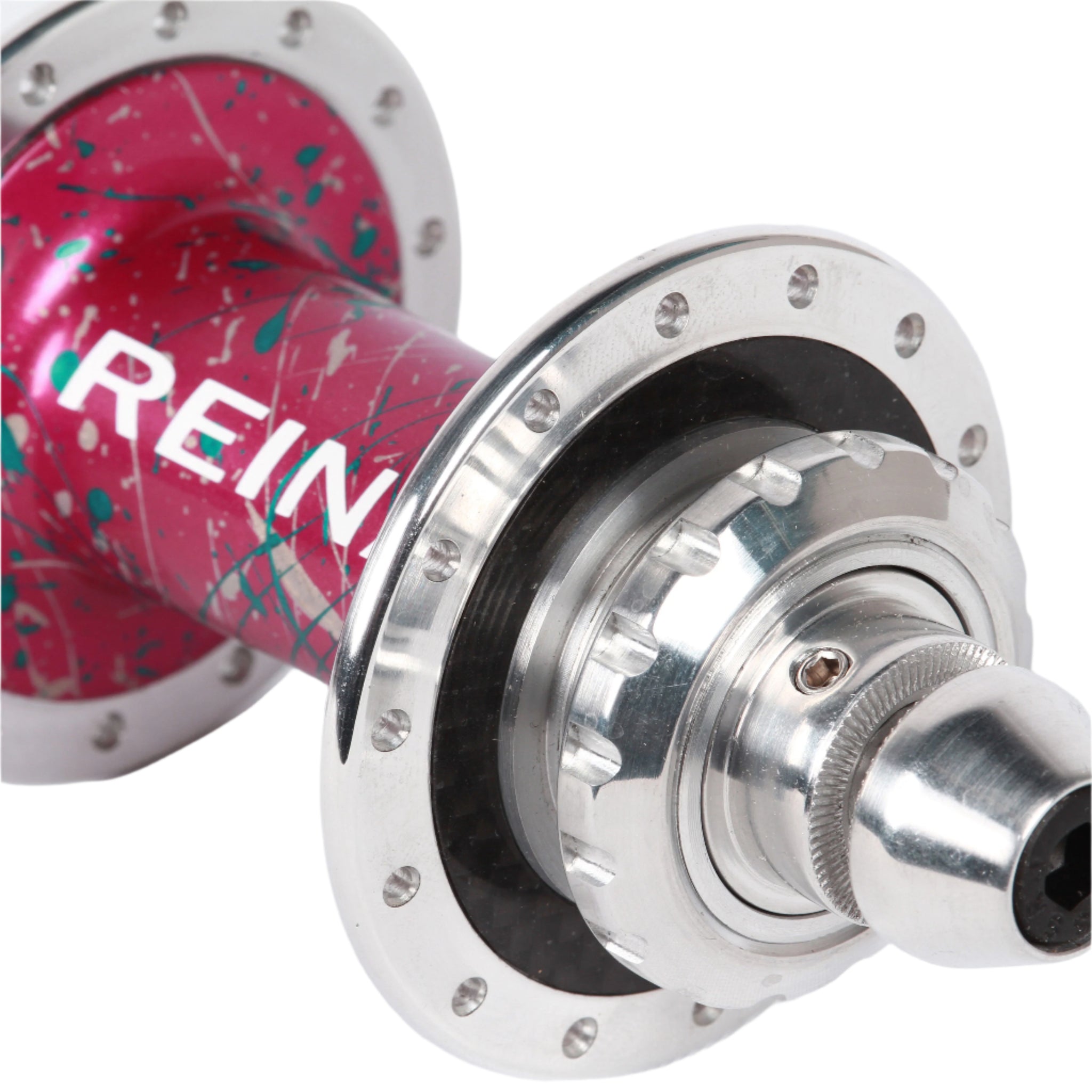 Reina high flange carbon hub set - Retrogression Fixed Gear